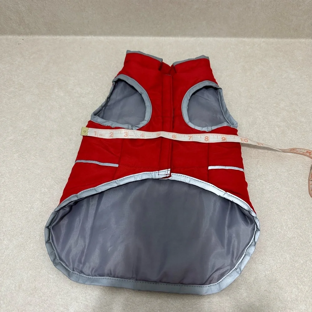 Alcott Red Dog Jacket with Reflective Trim